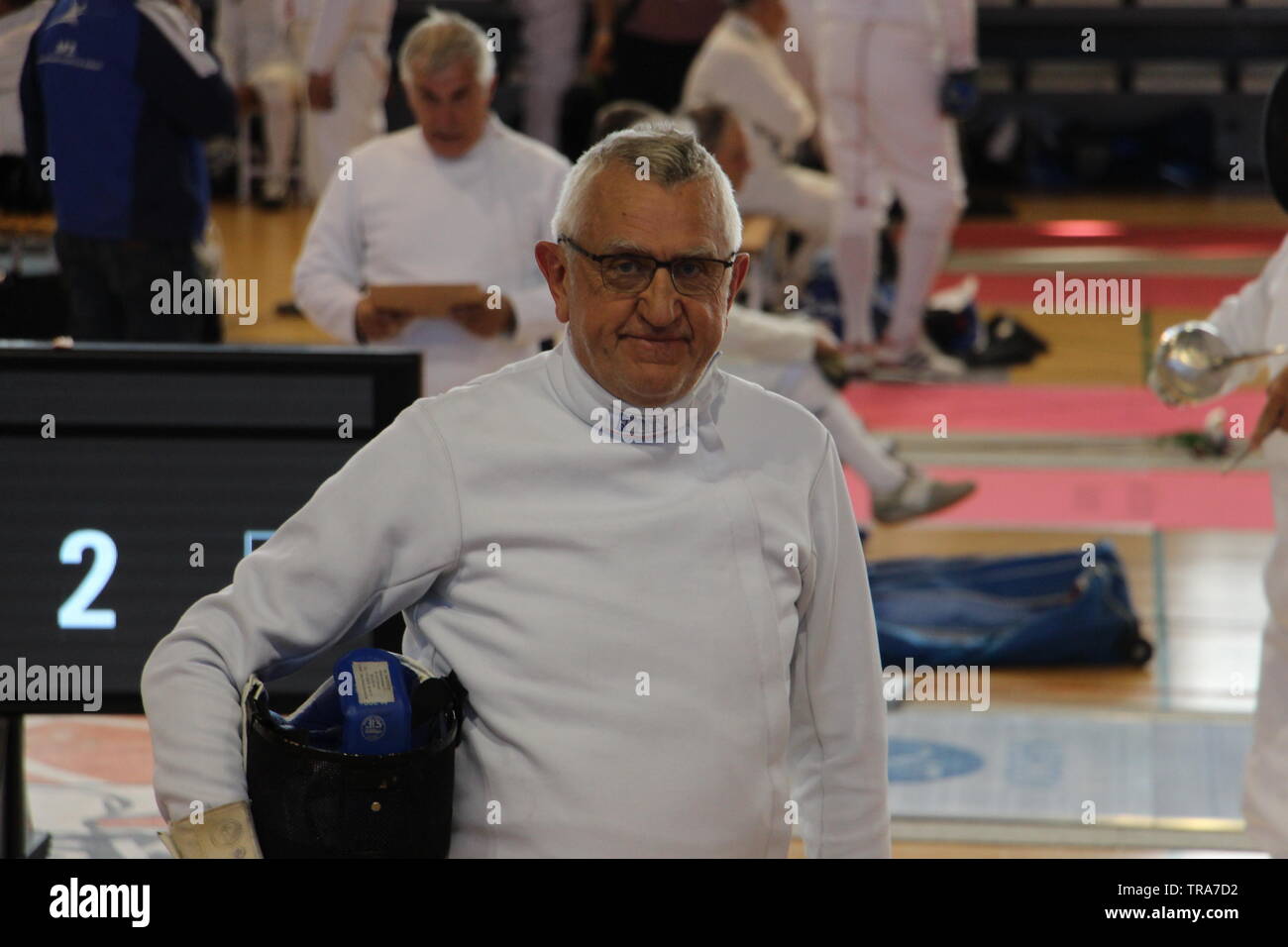 Championnat d'Europa d'Escrime Vétérans à COGNAC (Charente) Foto Stock