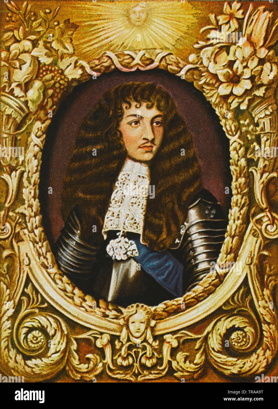 Luigi XIV di Francia (163801715) come il Re Sole Foto Stock