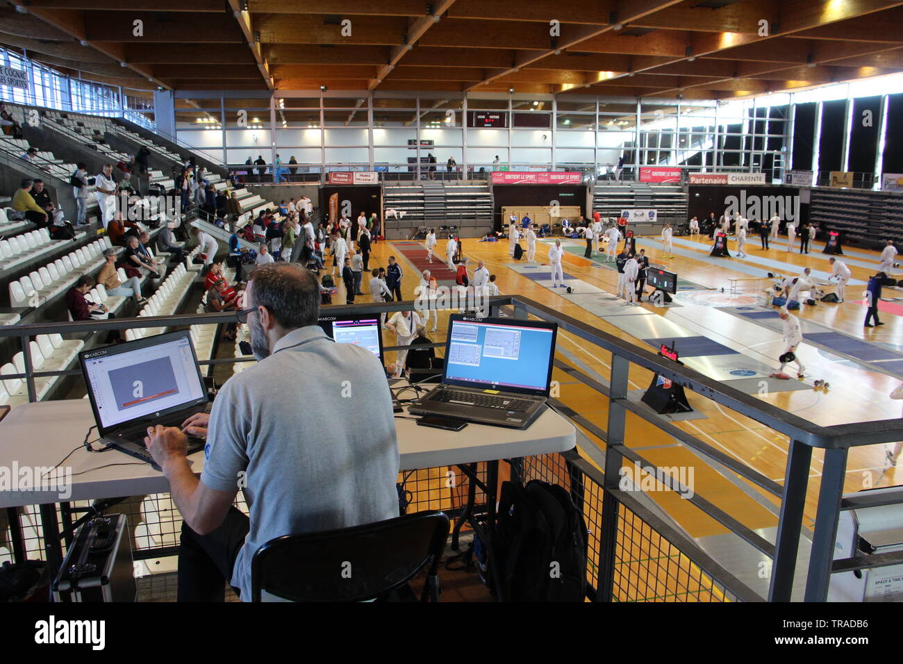 Championnat d'Europa d'Escrime Vétérans à COGNAC (Charente) Foto Stock