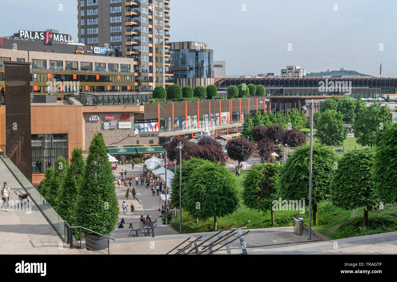 Palas Shopping Mall, Iasi, Romania Foto Stock