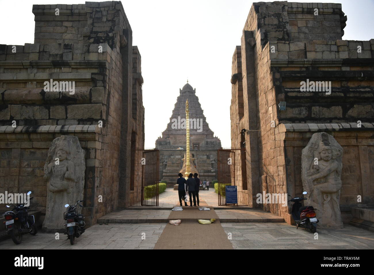 Tempio di Brihadisvara, Gangaikonda Cholapuram, Tamil Nadu, India Foto Stock