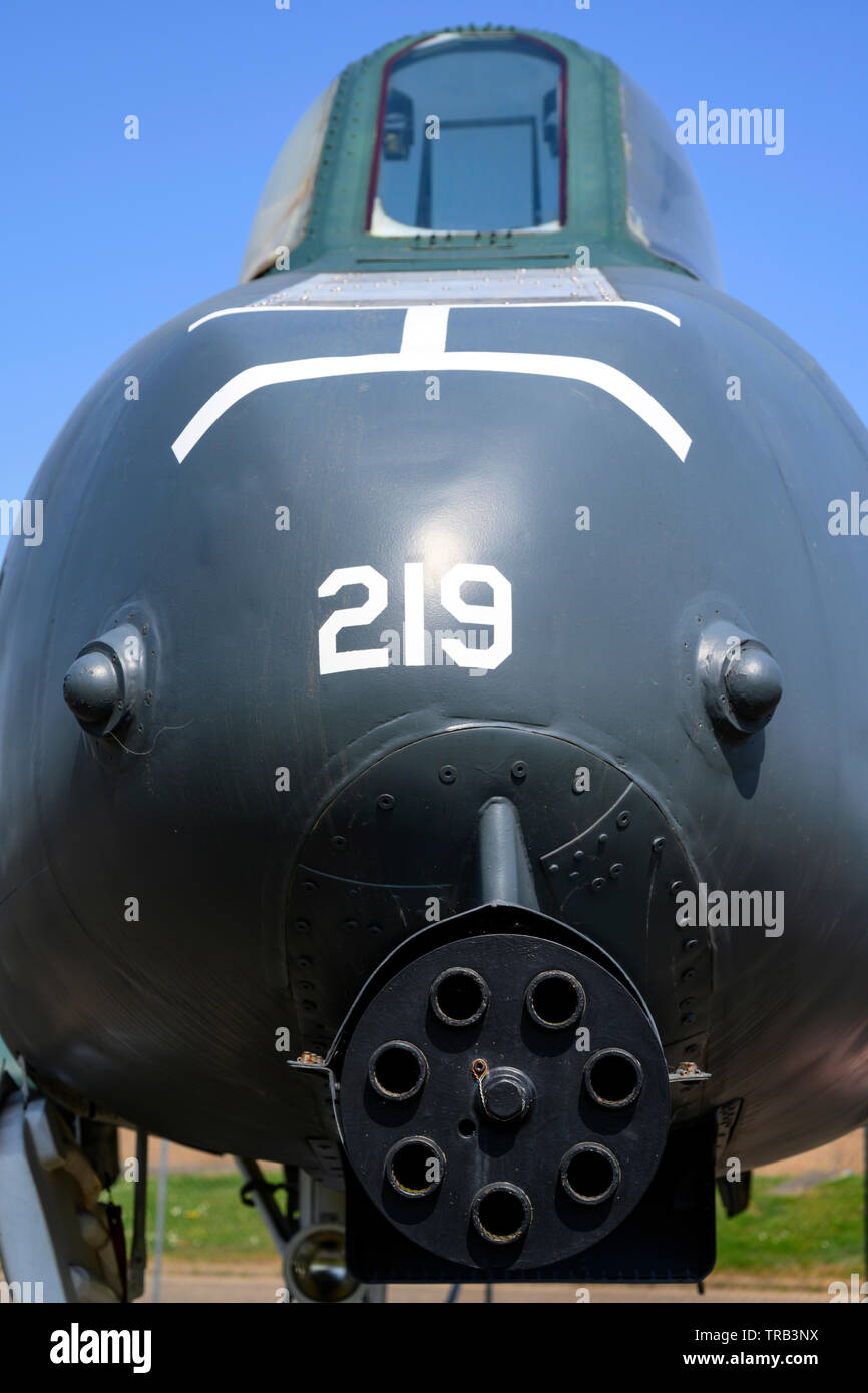 Fairchild A-10 attacco a terra di aeromobili Foto Stock