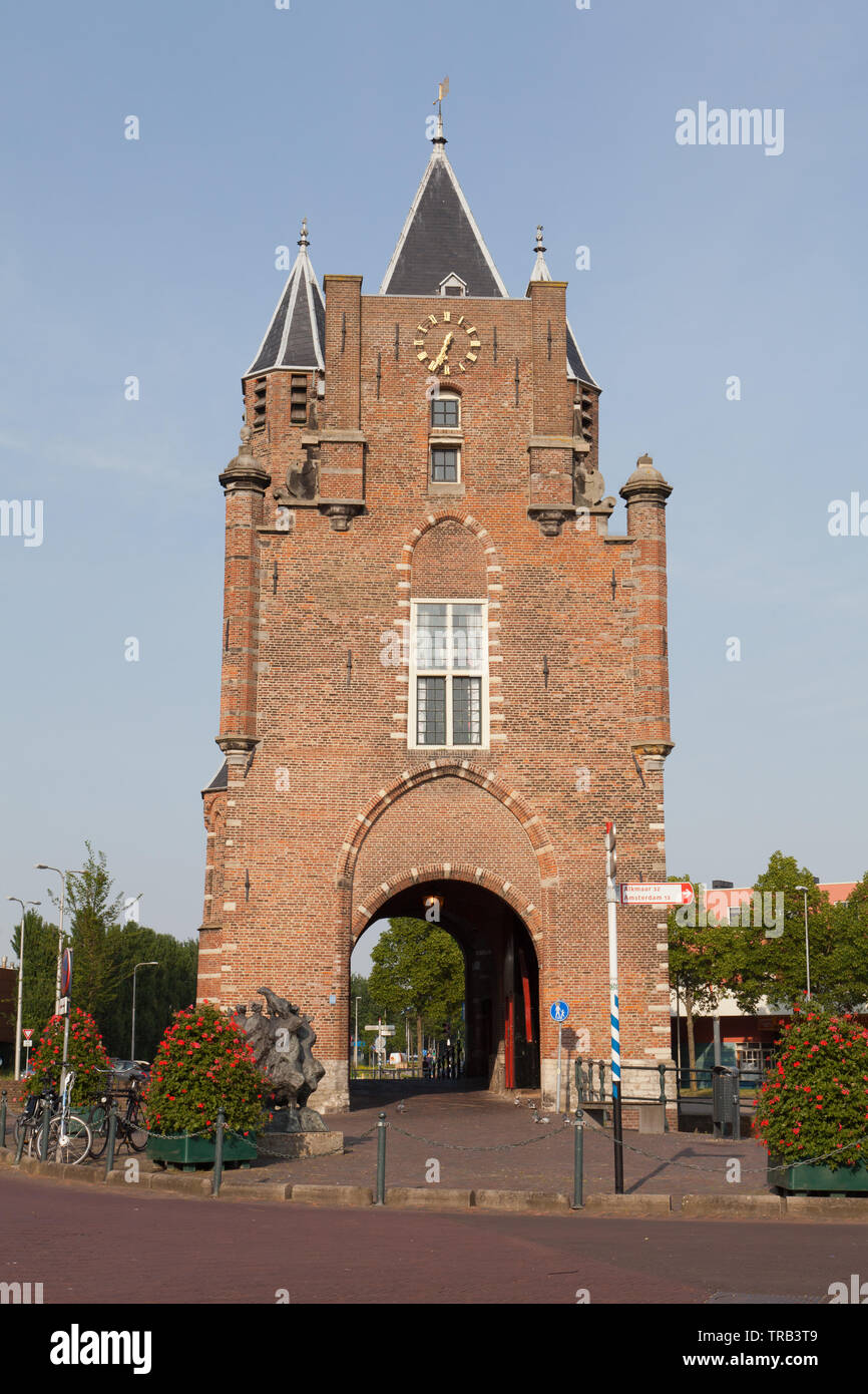 Amsterdamse Poort, Haarlem, Paesi Bassi. Foto Stock