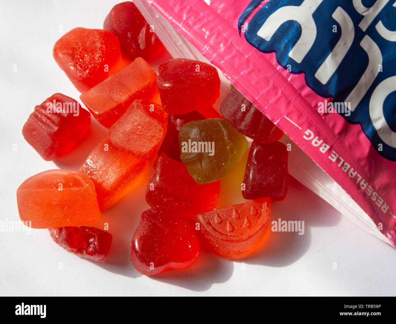 Una chiusura del Jolly rancher caramelle gommose Foto Stock