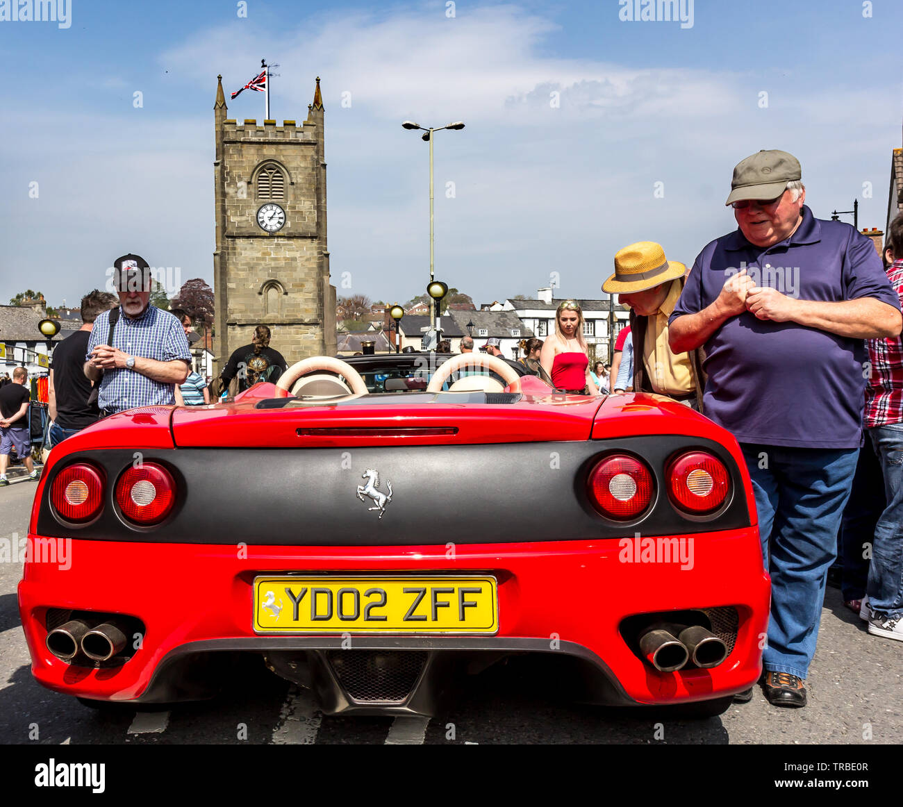 La Ferrari a Coleford Festival dei trasporti Foto Stock