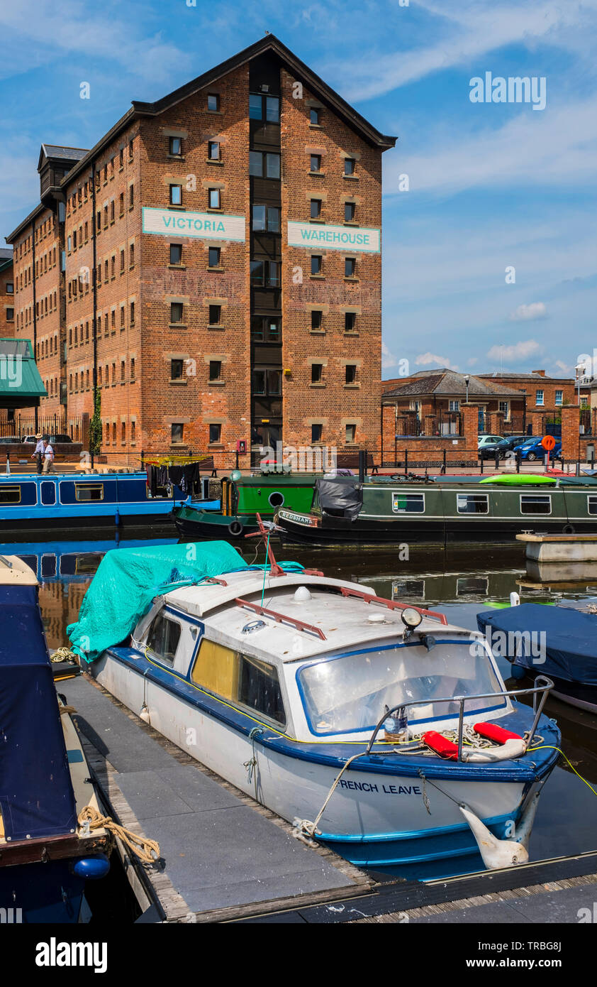 Gloucester Docks, Gloucester, Gloucestershire, Inghilterra, Europa Foto Stock