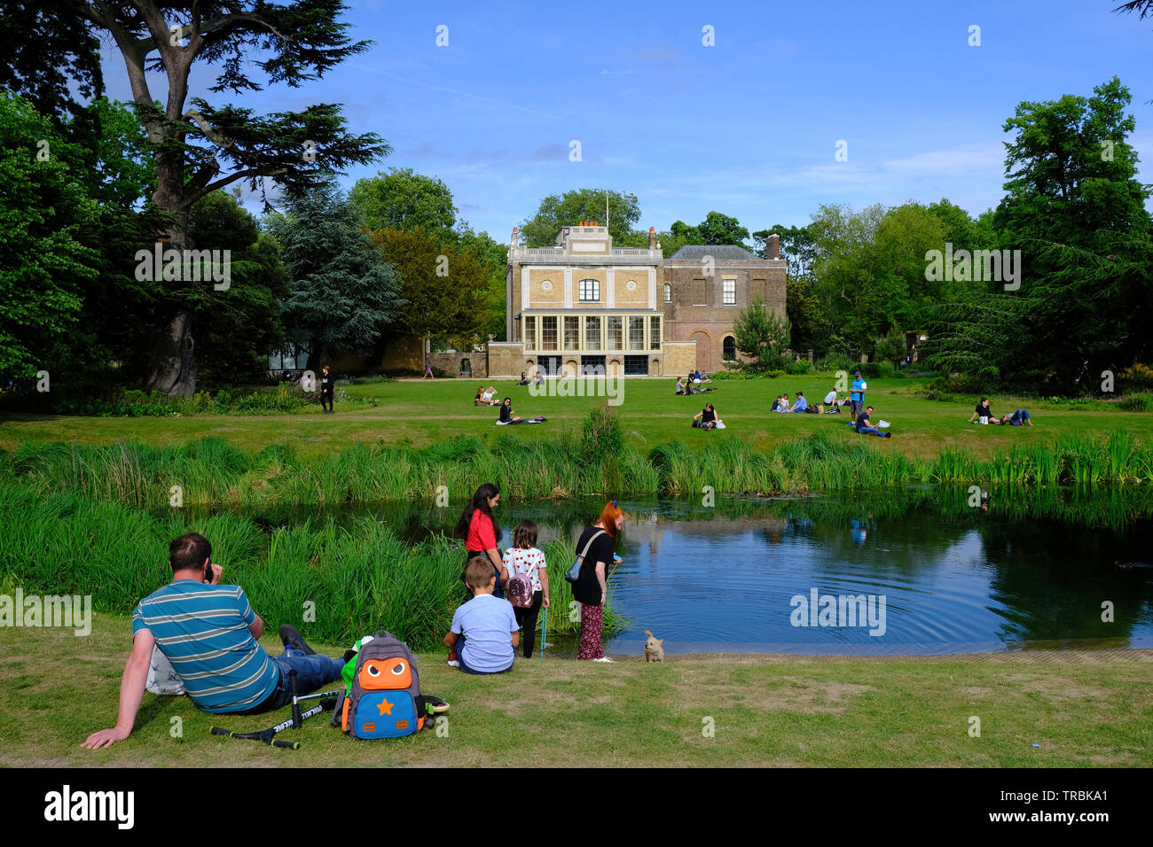 Pitzhanger Manor Museum, Walpole Park, Ealing, W5, London, Regno Unito Foto Stock