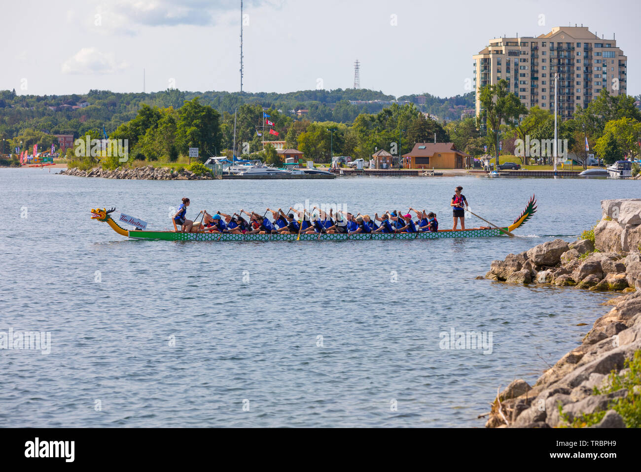 Barrie, Ontario watefront Foto Stock