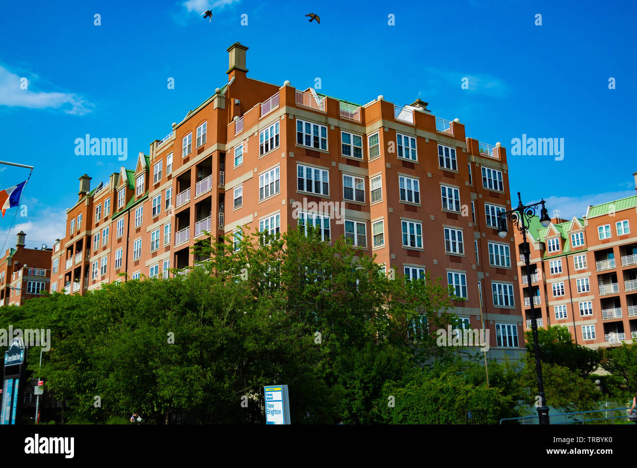 Appartamento di lusso complesso edilizio Oceana presso la spiaggia di Brighton, Brooklyn, New York Foto Stock