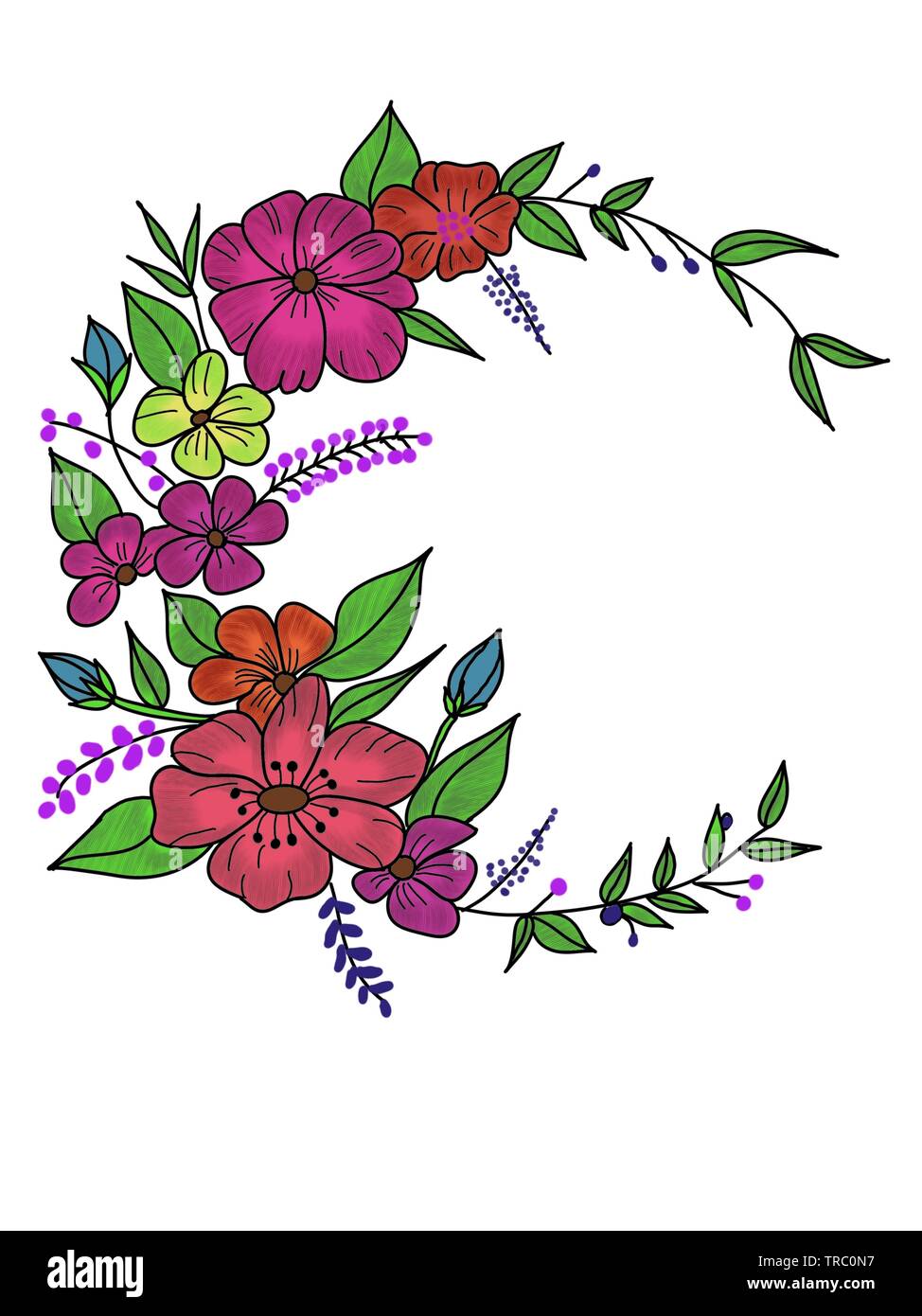 Lotus disegno raffigurante alcuni obiettivo o di lavoro o di business. Foto Stock