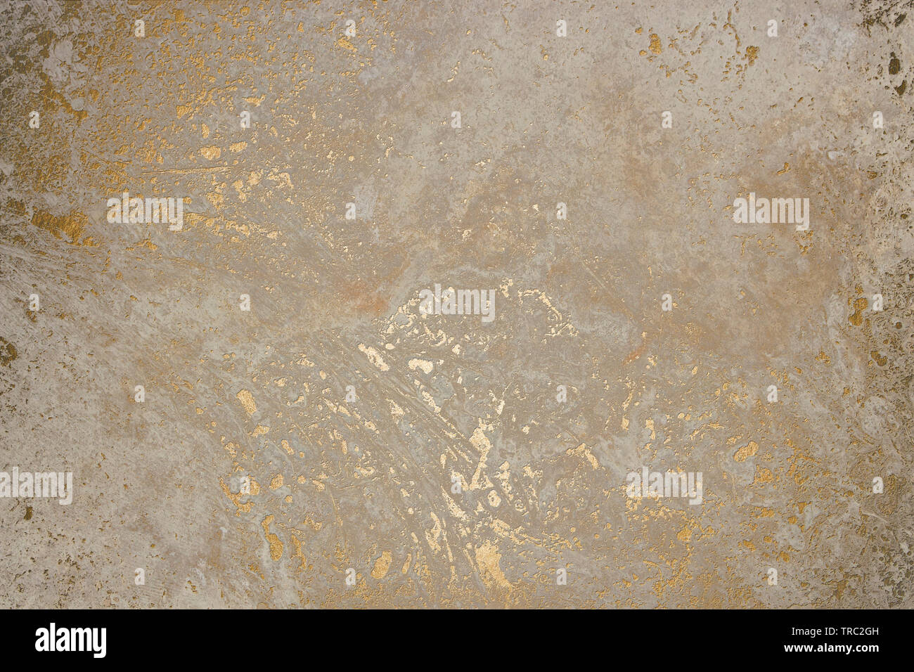 Texture di lusso. Parete vintage. Golden crack. Sfondo beige. Vintage. Foto Stock