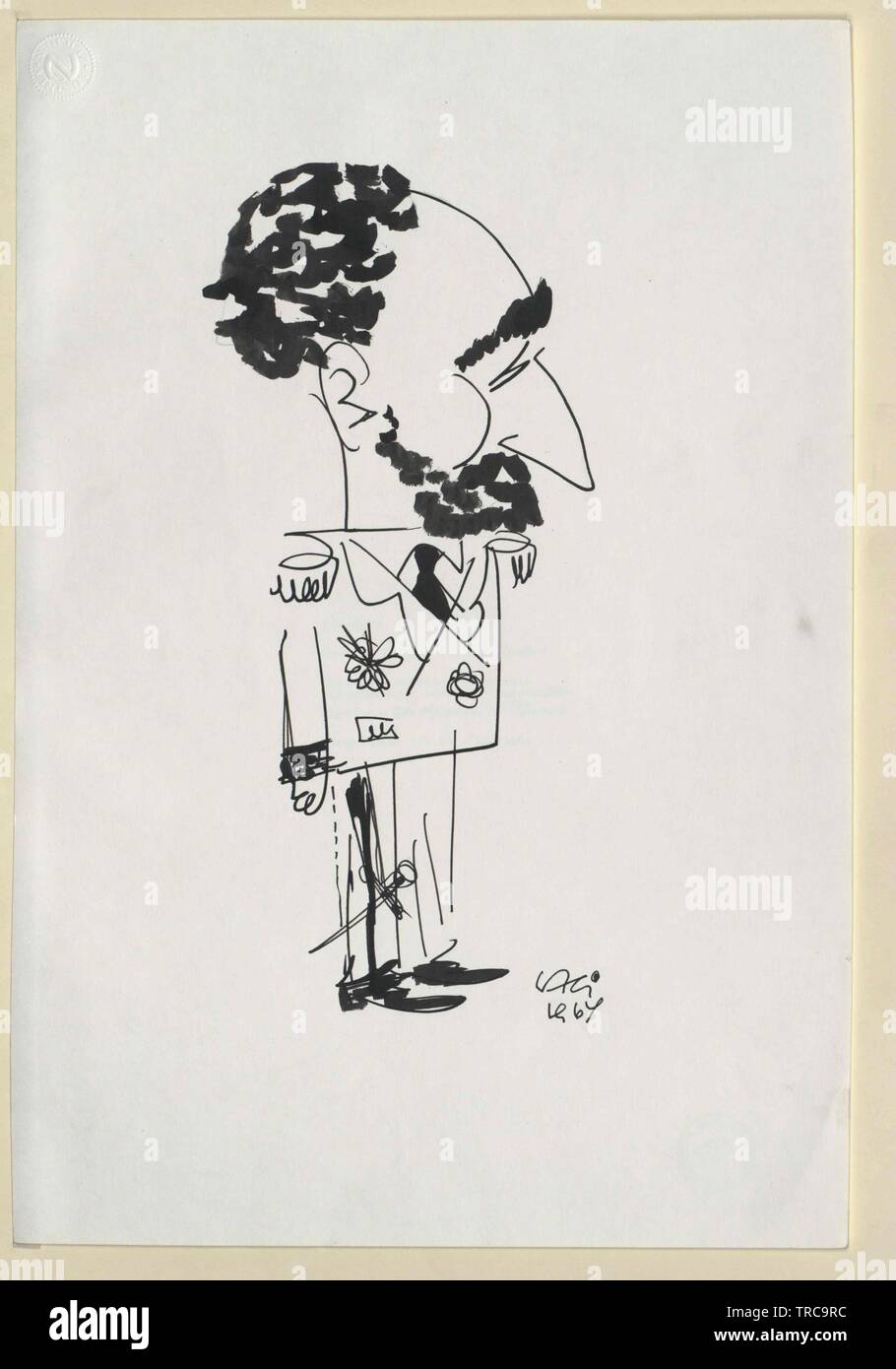 Haile Selassie I, imperatore di Abissinia, Additional-Rights-Clearance-Info-Not-Available Foto Stock