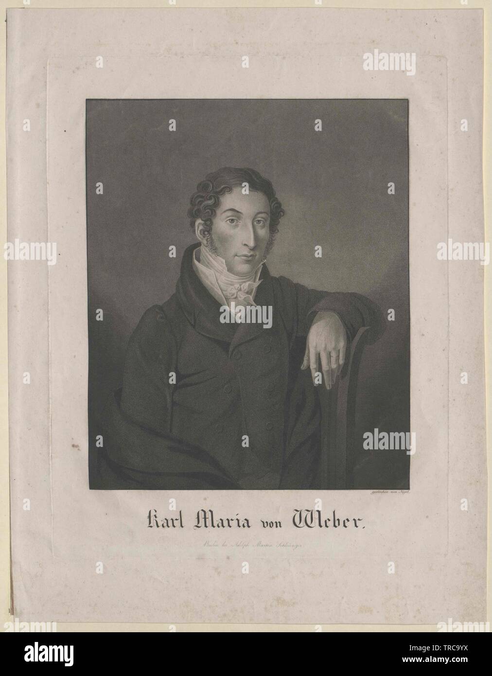 Weber, Karl Maria von, Additional-Rights-Clearance-Info-Not-Available Foto Stock