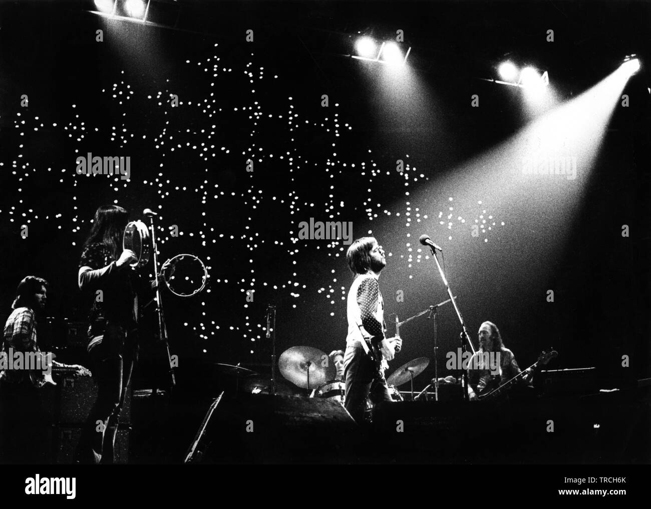 Eric Clapton, Leiden 1977, Groenoordhallen Leiden, Paesi Bassi - 1977, (foto Gijsbert Hanekroot) Foto Stock