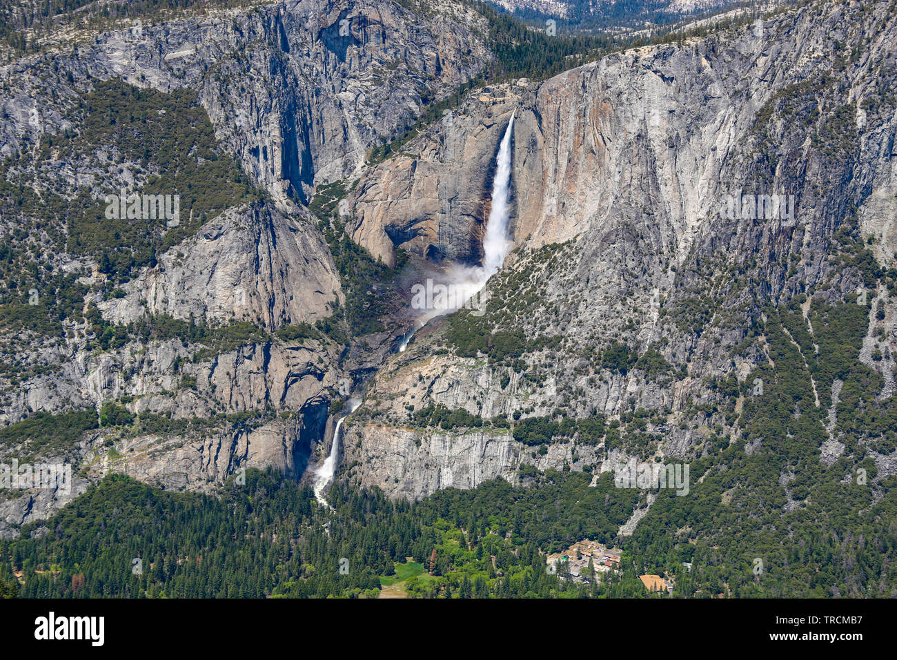 Il parco nazionale di Yosemite Falls, del Parco Nazionale Yosemite in California Foto Stock