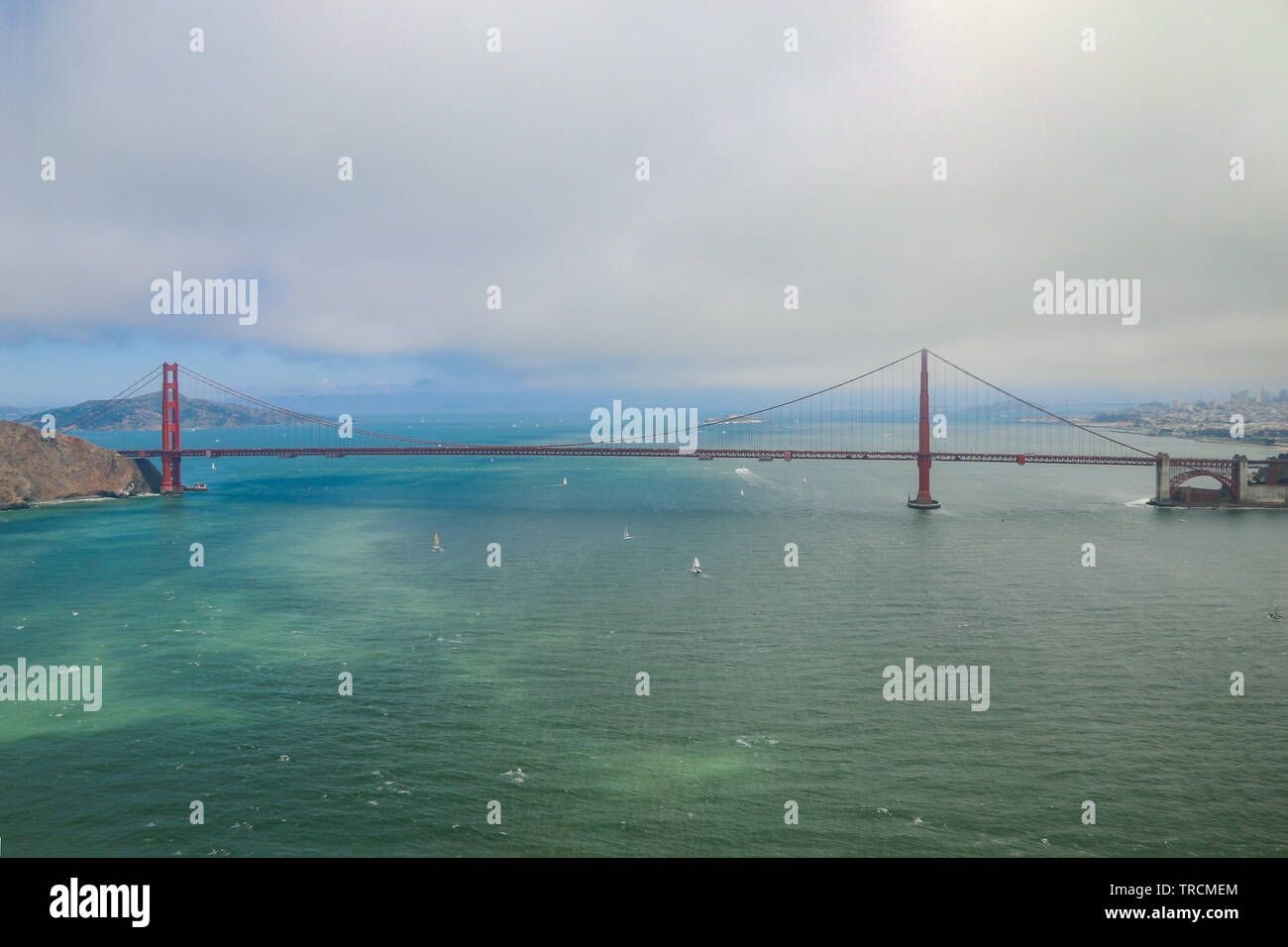 Golden Gate Bridge di San Francisco, California Foto Stock