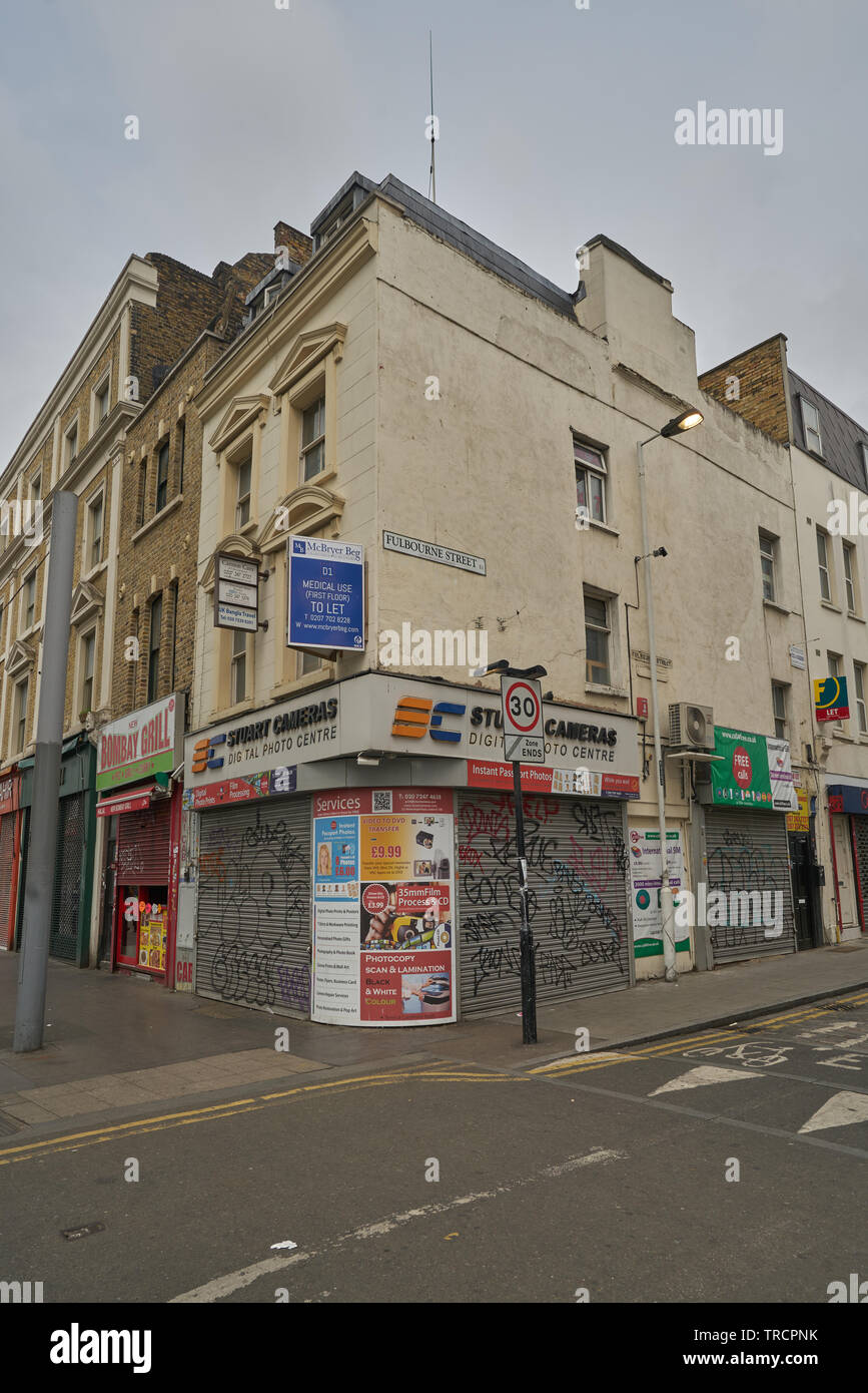 strada di folbourne whitechapel Foto Stock