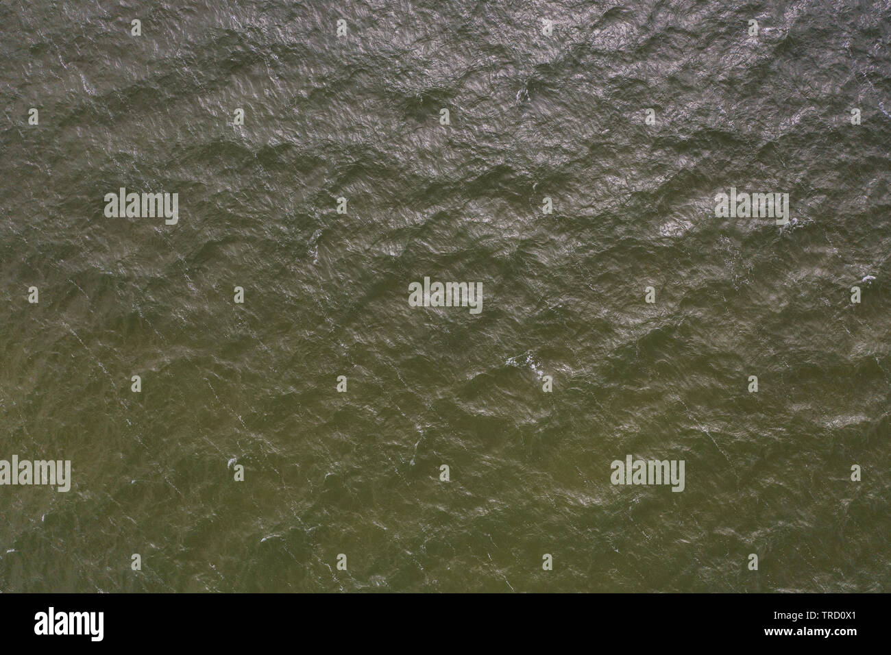 Di tipo "topdown" vista della superficie dell'acqua. Foto Stock