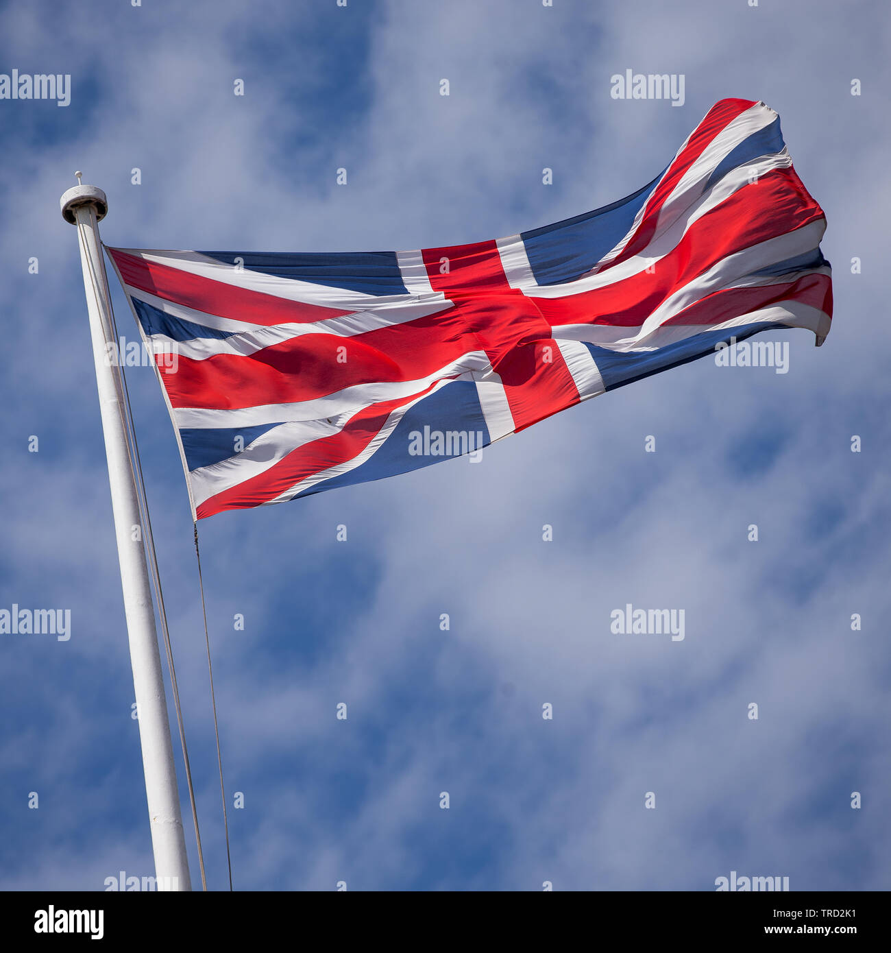 Unione bandiera del Regno Unito, la britannica Union Jack Foto Stock