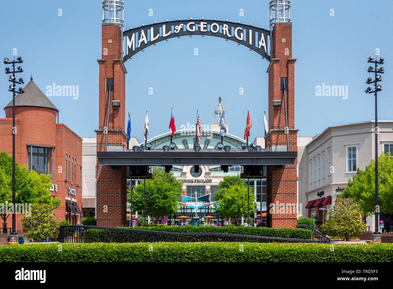 Il centro commerciale Mall of Georgia in Metro Atlanta Gwinnett County. (USA) Foto Stock