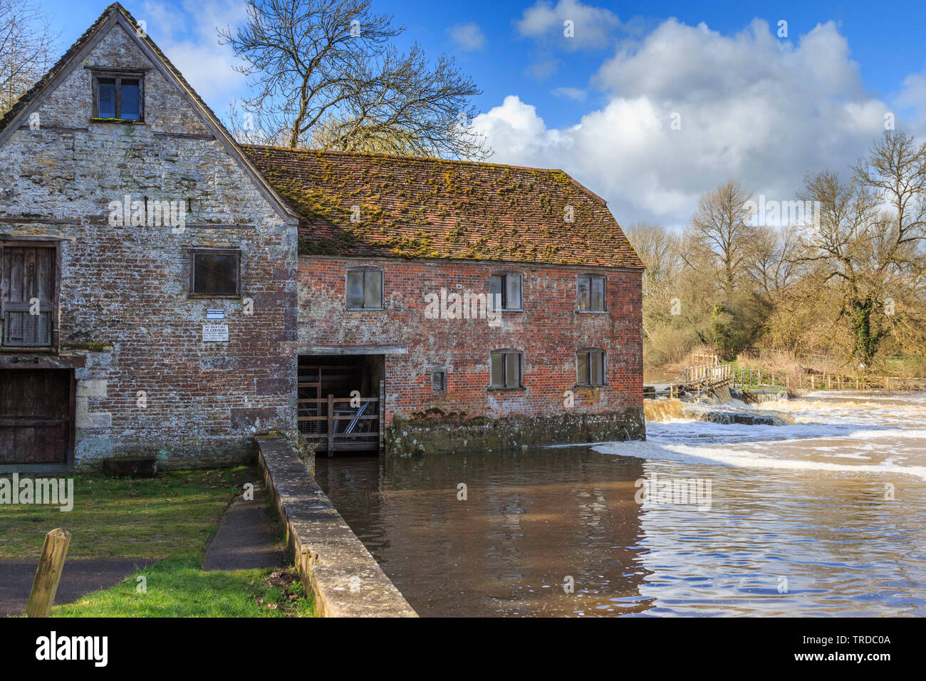 Sturminster Newton mulino ad acqua, fiume stour, Dorset, England, Regno Unito, GB Foto Stock