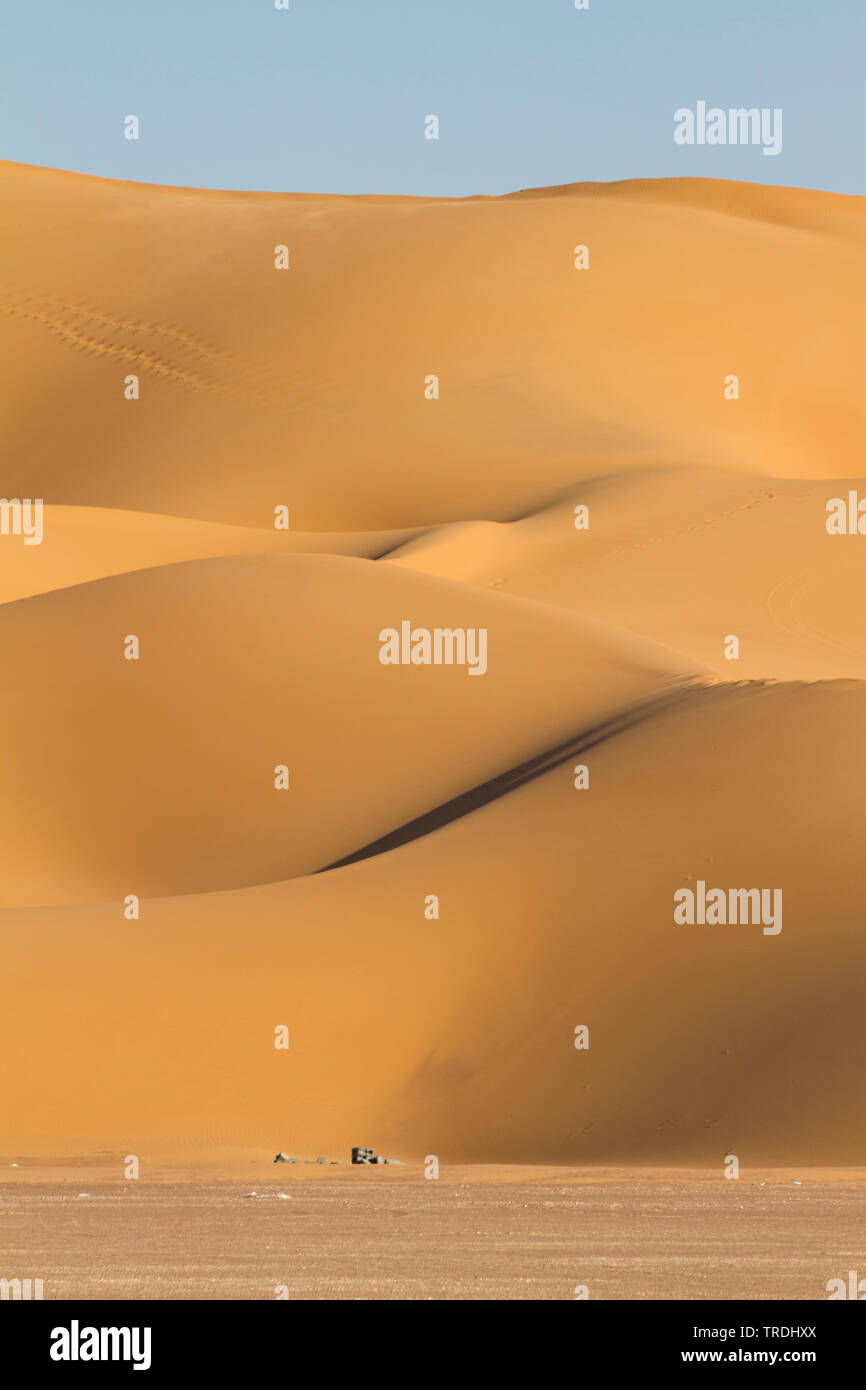 Il paesaggio del deserto in Oman, Oman Foto Stock