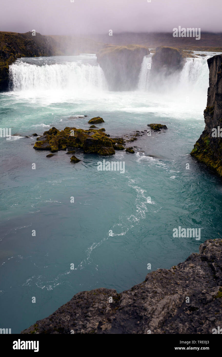 Godafoss, cascata degli dèi, Islanda Islanda Foto Stock