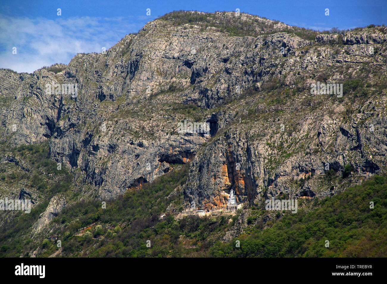 Convento di Ostrog, Montenegro, Ostrog Foto Stock