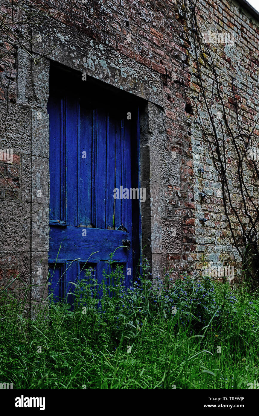 Una porta del mistero Foto Stock