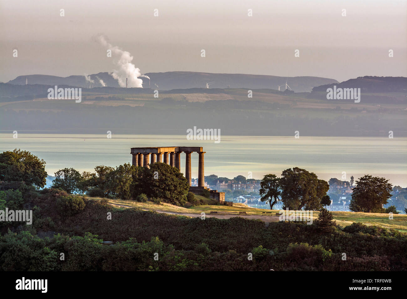 Nationa monumento di Scozia, Calton Hill Foto Stock