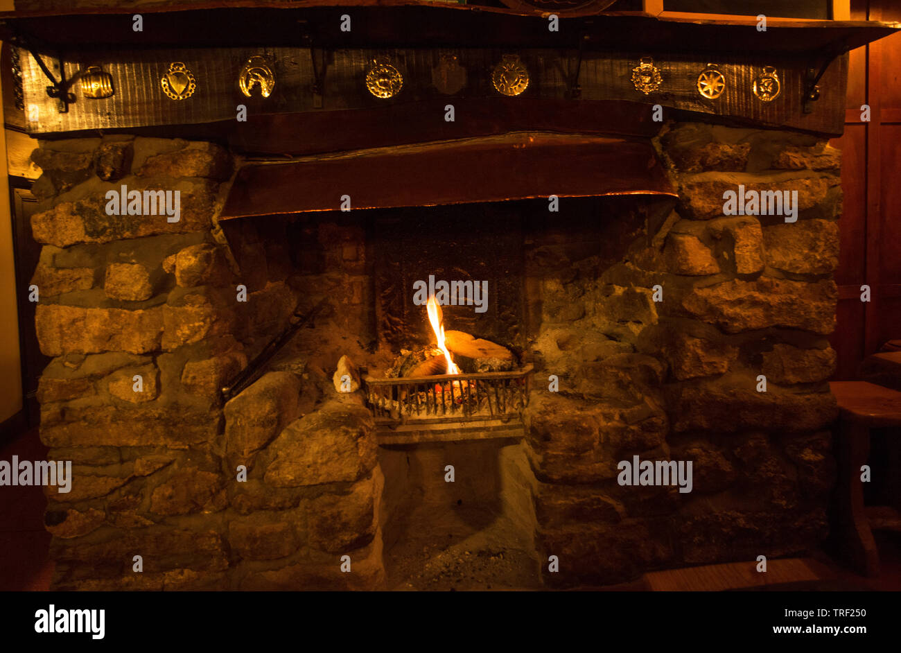 Warren House Inn su Dartmoor Devon England Regno Unito Maggio 2019 Warren House Inn è un remote e isolate public house nel cuore di Dartmoor Devon, Eng Foto Stock