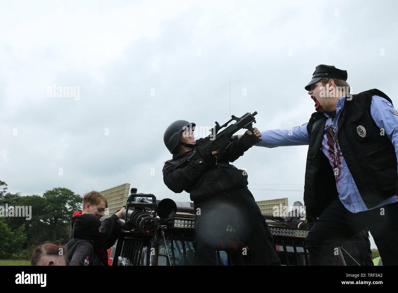 Zombie Apocalypse Response Team Foto Stock