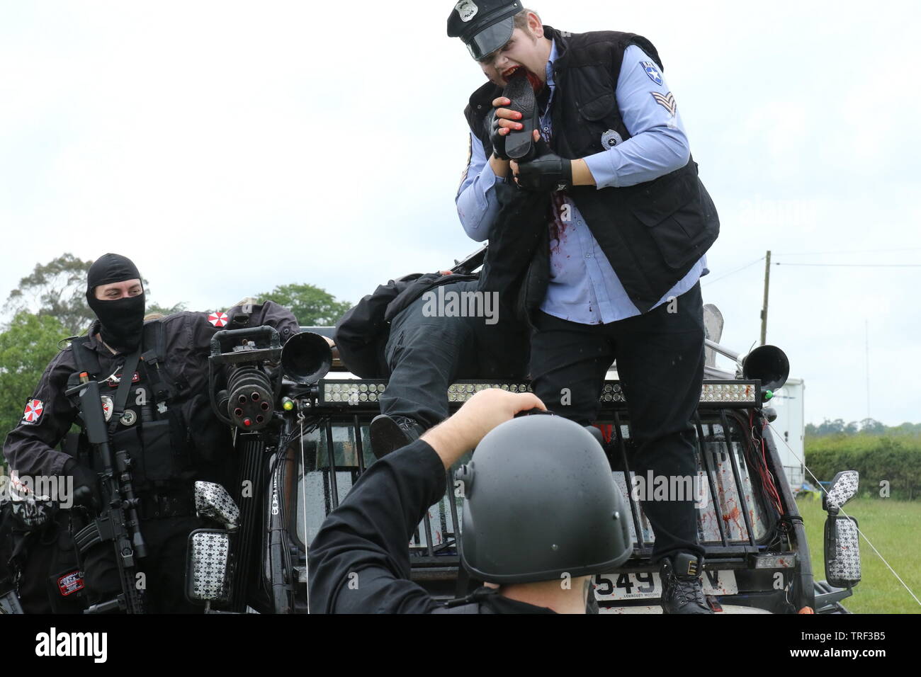 Zombie Apocalypse Response Team Foto Stock