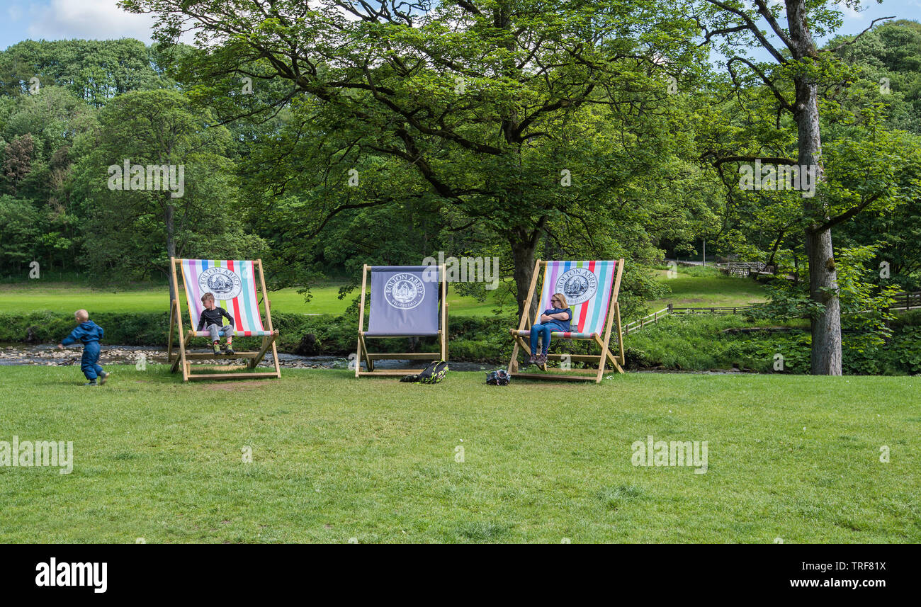 Bolton Anney dechairs Foto Stock