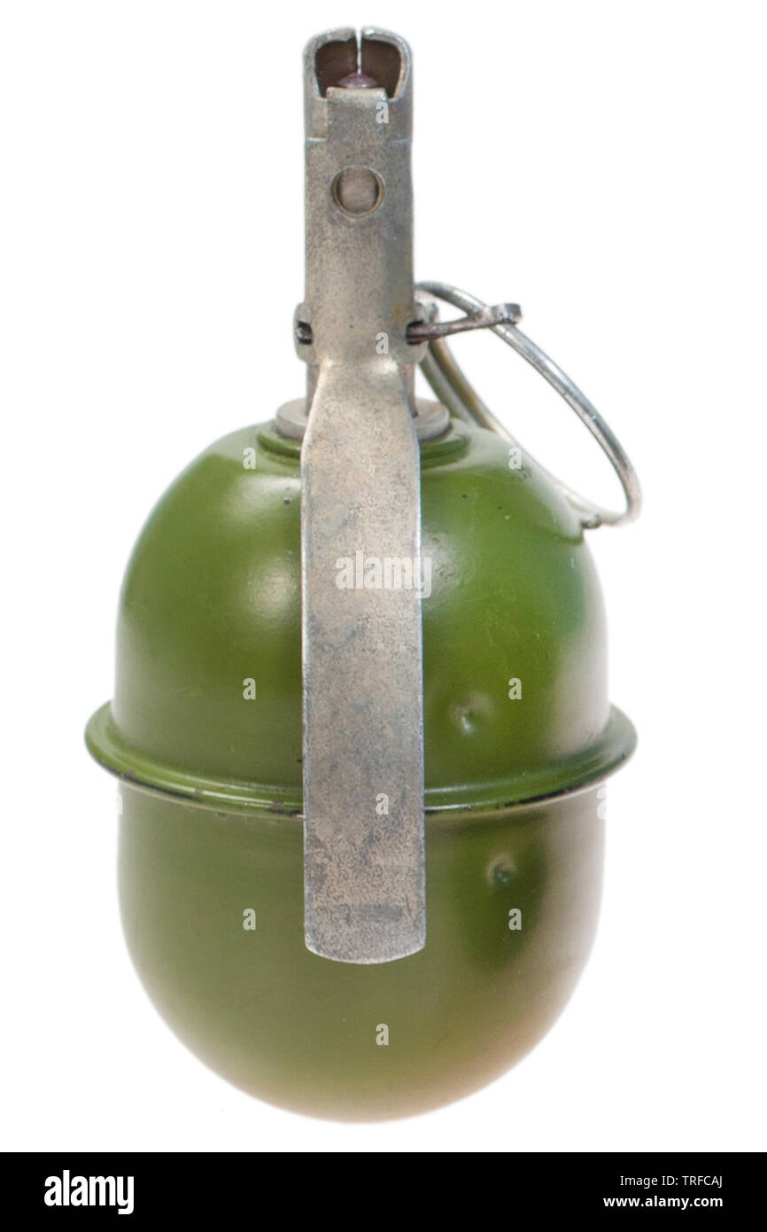 La RGD-5 (Ruchnaya Granata Distantsionnaya, inglese 'Hand Grenade Remoto'), è un post-guerra mondiale II Soviet anti-personale granata a frammentazione, desig Foto Stock