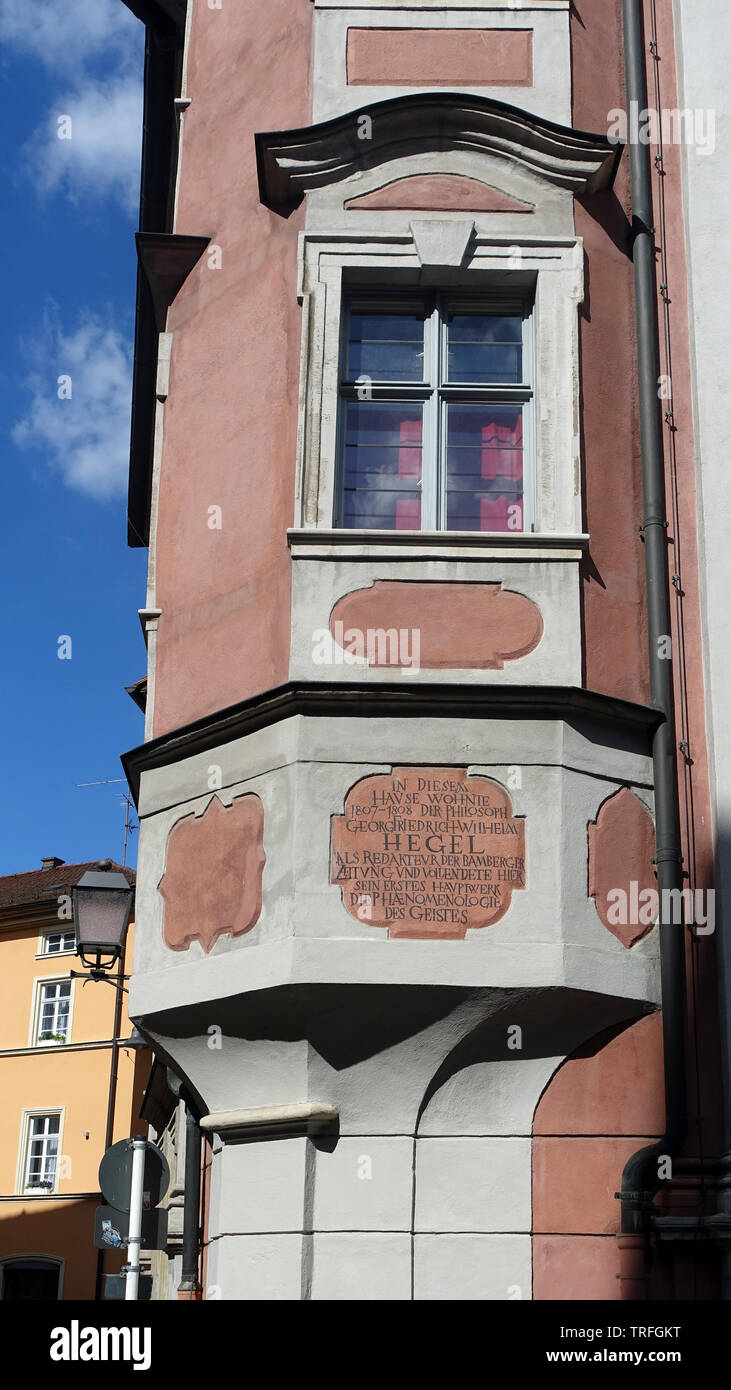 Bamberg, Baviera, Germania, UE Foto Stock