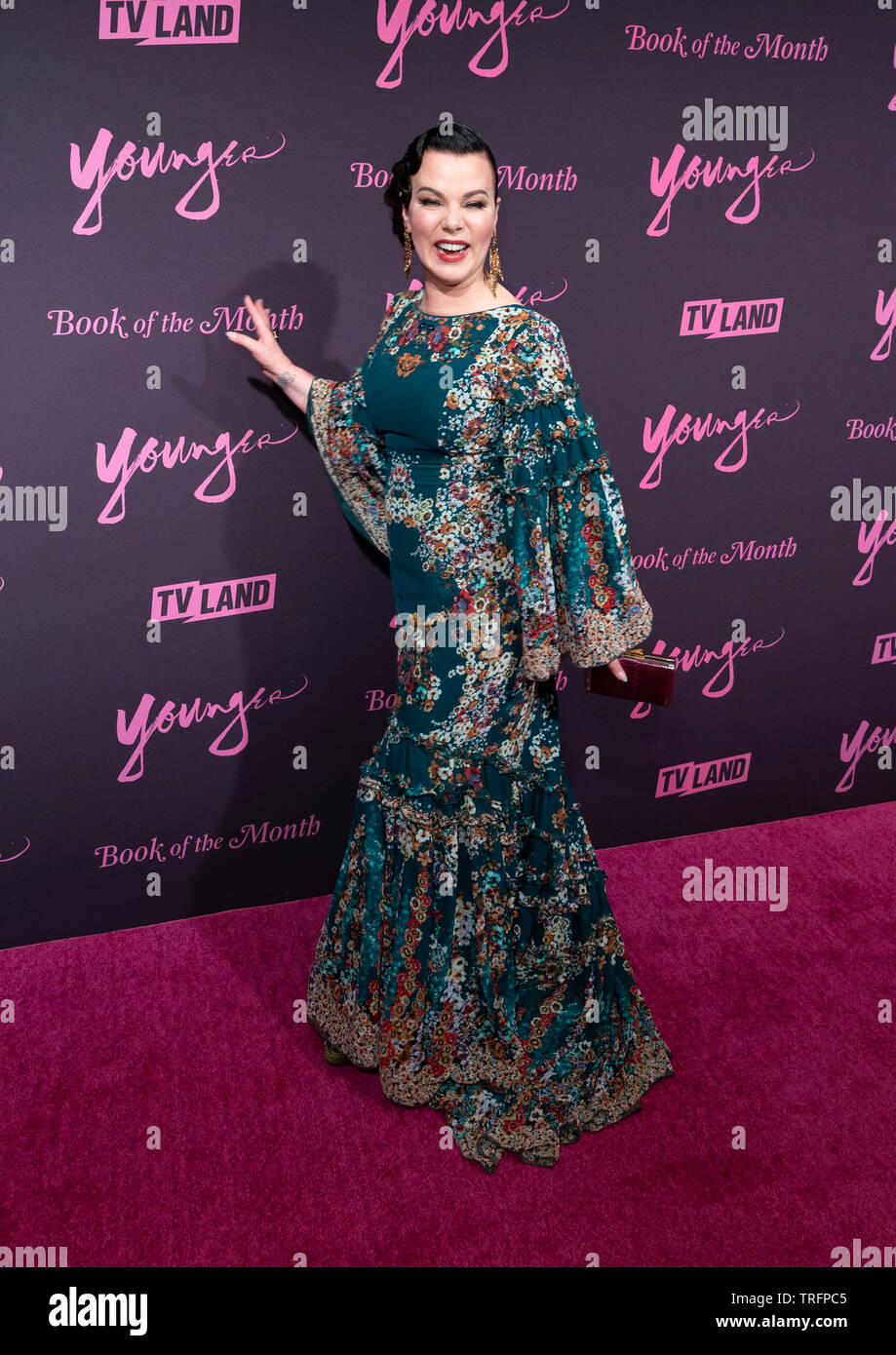 New York, NY - Giugno 4, 2019: Debi Mazar assiste TVLand giovane stagione 6 premiere party presso il William Vale Hotel Foto Stock