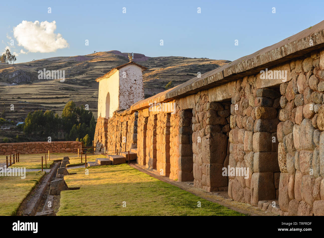 Chinchero sito archeologico, vicino a Cusco, Perù Foto Stock