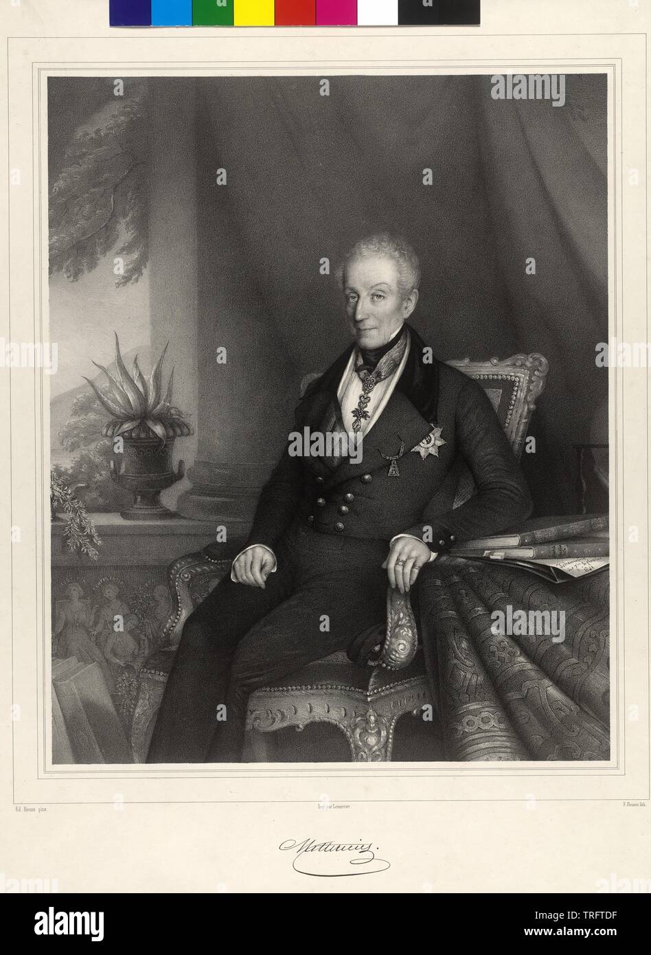 Metternich-Winneburg, Clemente Wenzel Lothar principe von, Additional-Rights-Clearance-Info-Not-Available Foto Stock