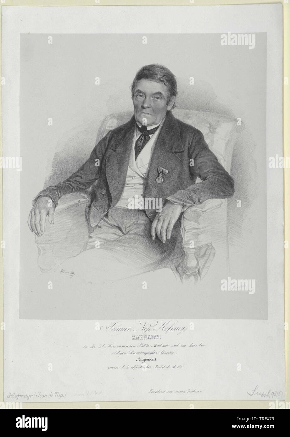 Hofmayr, Johann Nepomuk, Additional-Rights-Clearance-Info-Not-Available Foto Stock
