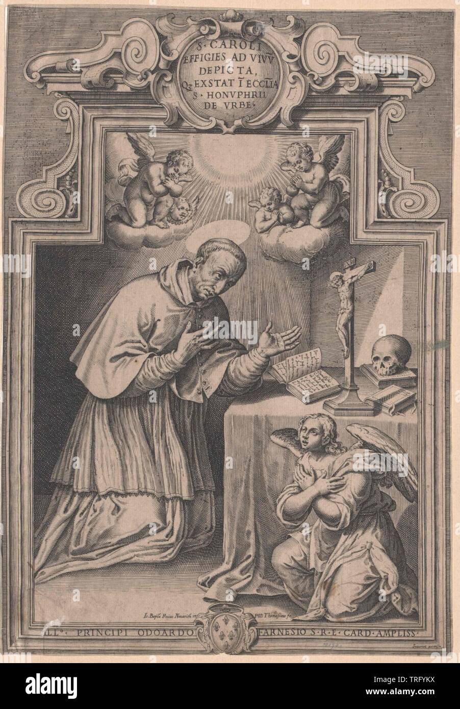 Carlo Borromeo, Additional-Rights-Clearance-Info-Not-Available Foto Stock