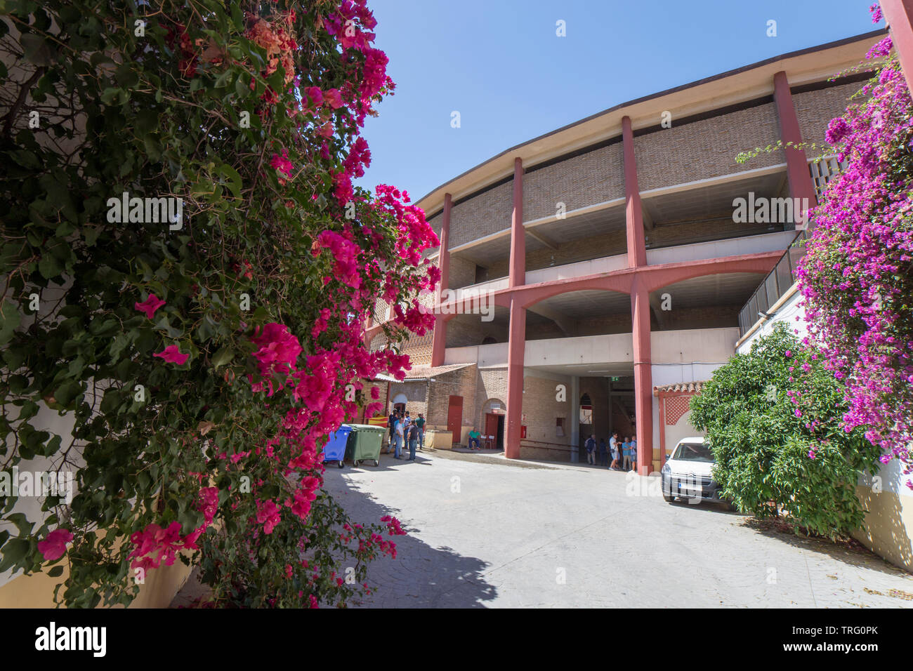 Cordoba, Spagna - 30 Maggio 2019: Los Califas Bullring Cordoba, Spagna. Gate Cuadrillas Foto Stock