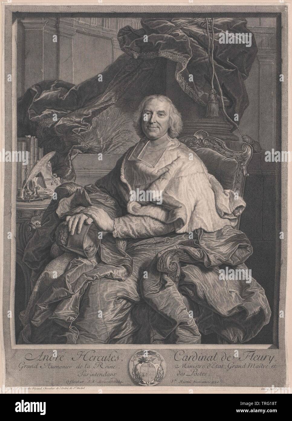 Fleury, Andre Hercule de, Additional-Rights-Clearance-Info-Not-Available Foto Stock