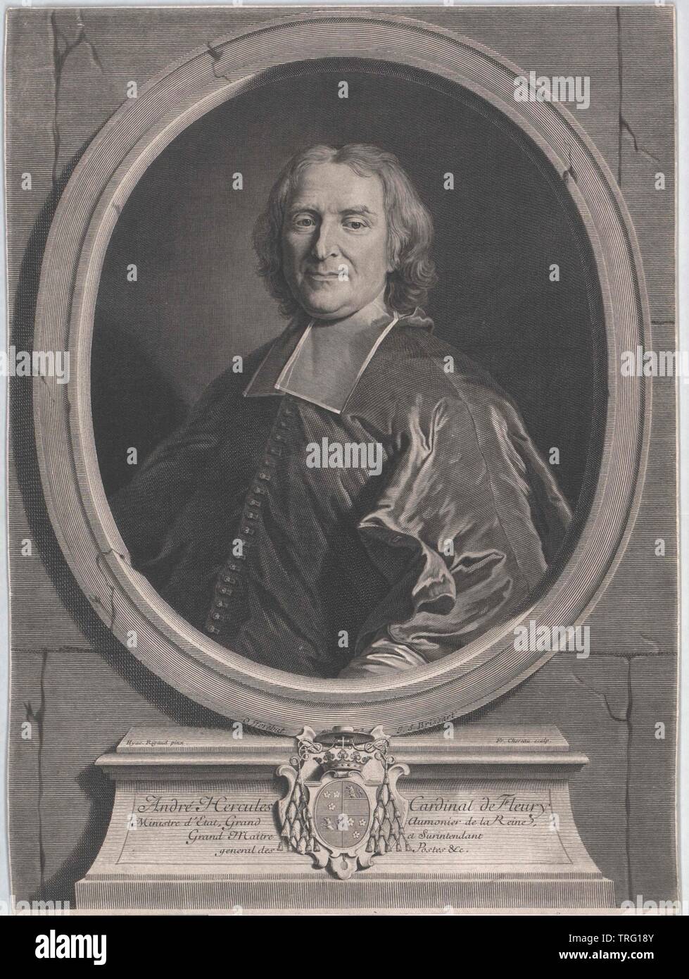 Fleury, Andre Hercule de, Additional-Rights-Clearance-Info-Not-Available Foto Stock