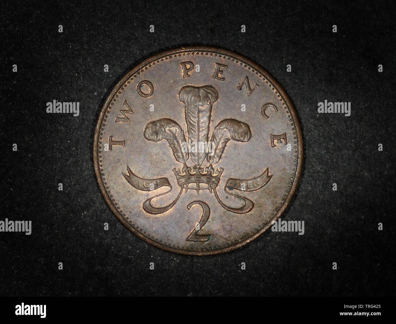 Regno Unito 2 pence, 1992-1997 Foto Stock