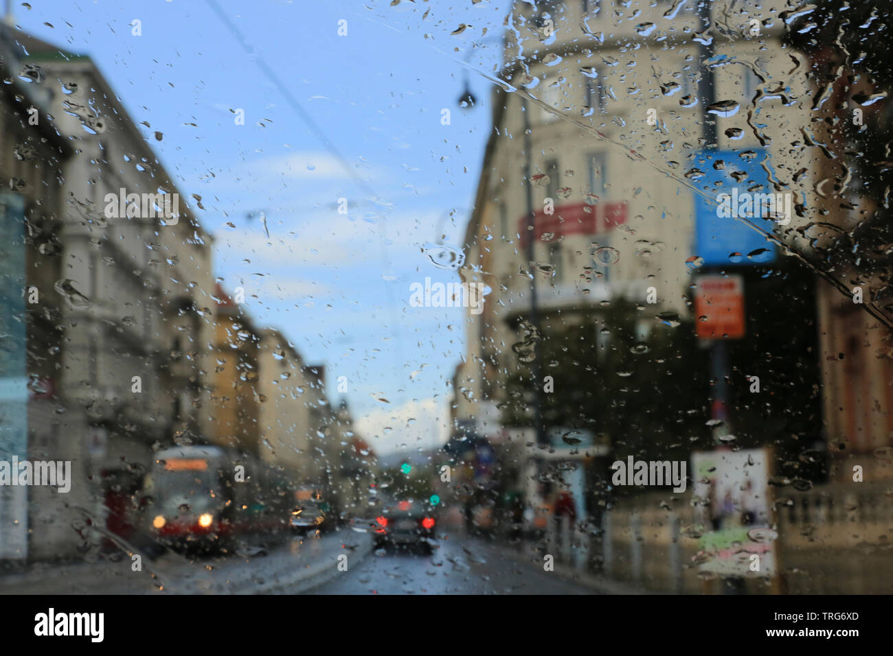 Circolazione. Vienne. Autriche. Foto Stock