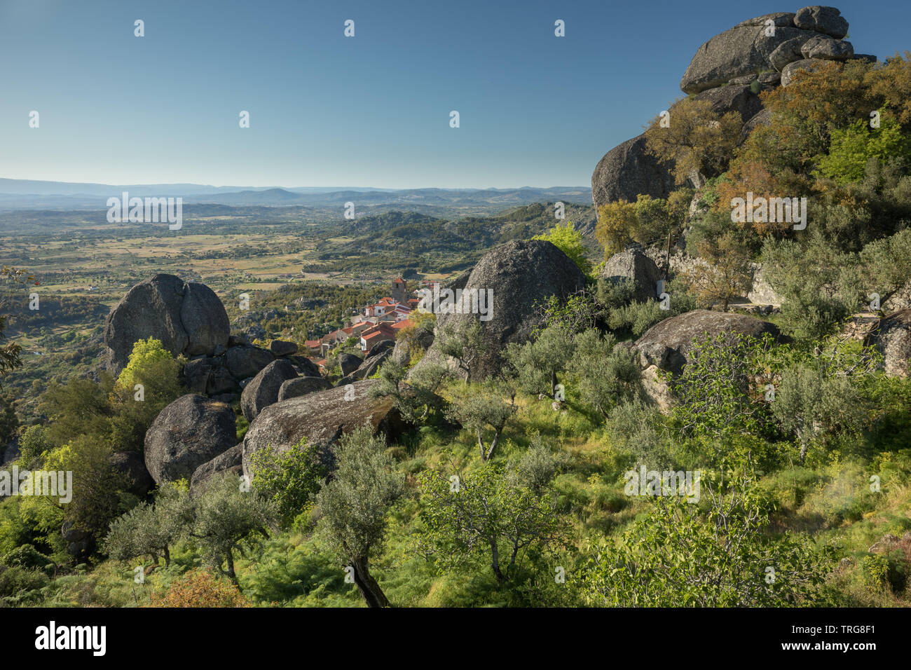 Monsanto, Beira Baixa, il Castelo Branco, in Portogallo Foto Stock