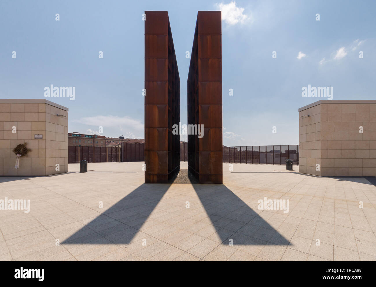 Memoriale Della Shoah, Bologna Shoah Memorial, Jewish Holocaust Memorial, Set Architects, 2016, Bologna, Italia Foto Stock