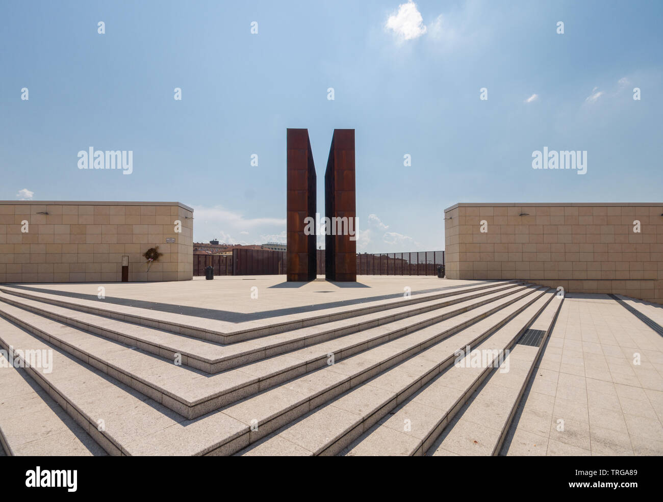 Memoriale Della Shoah, Bologna Shoah Memorial, Jewish Holocaust Memorial, Set Architects, 2016, Bologna, Italia Foto Stock