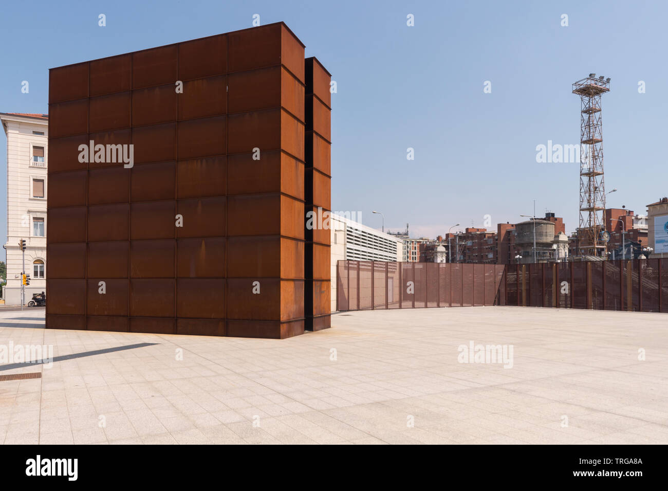 Memoriale Della Shoah, Bologna Shoah Memorial, Jewish Holocaust Memorial, Set Architects, 2016, Bologna, Italia Foto Stock